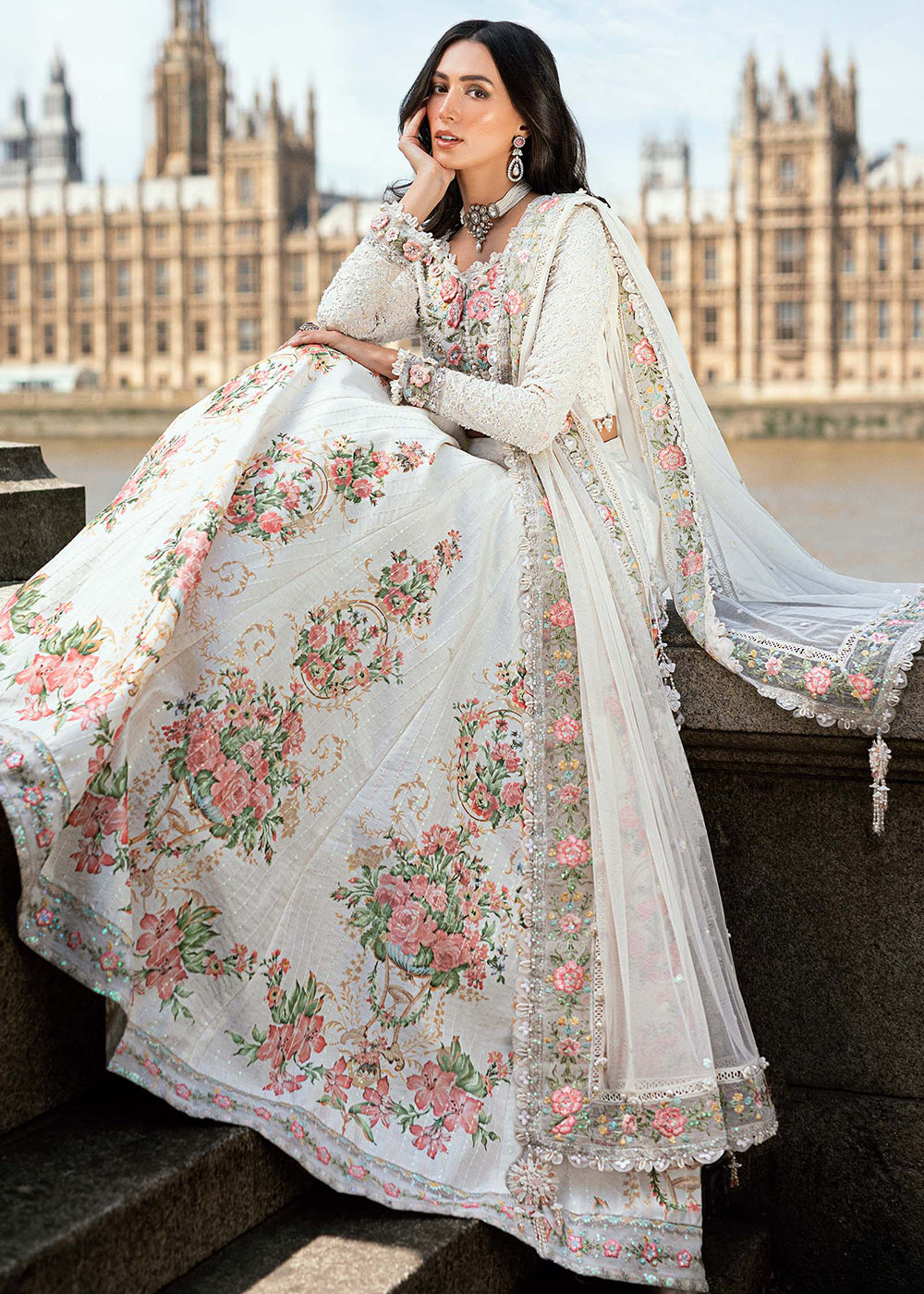 Buy Now Soiree Luxury Formals '25 by Maria B | WF-09-02 Online in US, UK, Canada, Germany, Italy, Austria, France, Denmark, Austria, UAE & Worldwide at Empress.