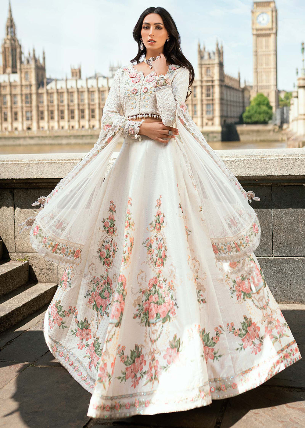 Buy Now Soiree Luxury Formals '25 by Maria B | WF-09-02 Online in US, UK, Canada, Germany, Italy, Austria, France, Denmark, Austria, UAE & Worldwide at Empress.