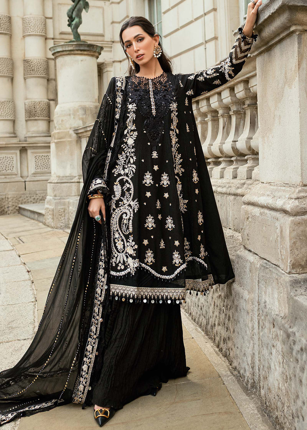 Buy Now Soiree Luxury Formals '25 by Maria B | WF-09-03 Online in US, UK, Canada, Germany, Italy, Austria, France, Denmark, Austria, UAE & Worldwide at Empress.