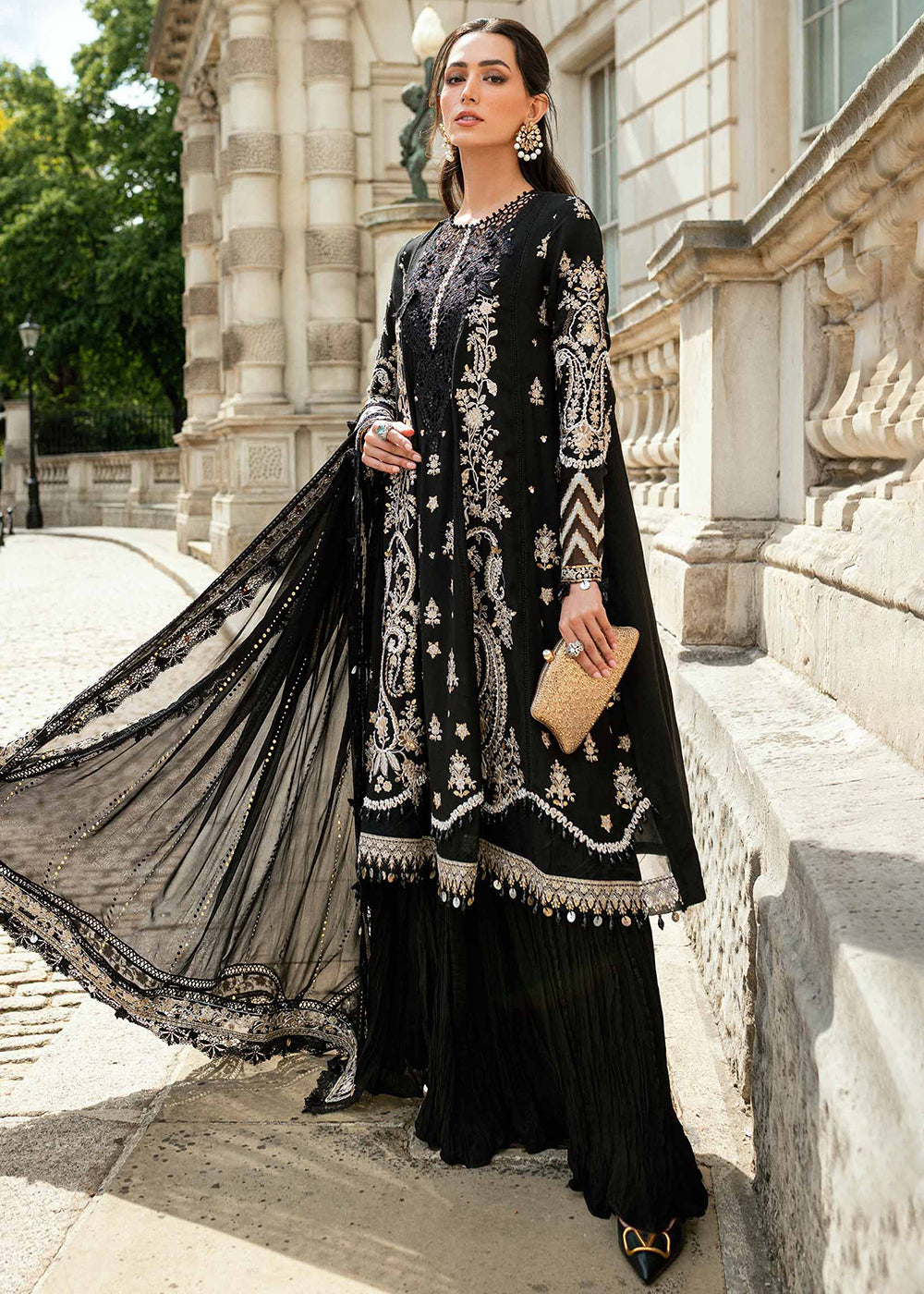 Buy Now Soiree Luxury Formals '25 by Maria B | WF-09-03 Online in US, UK, Canada, Germany, Italy, Austria, France, Denmark, Austria, UAE & Worldwide at Empress.