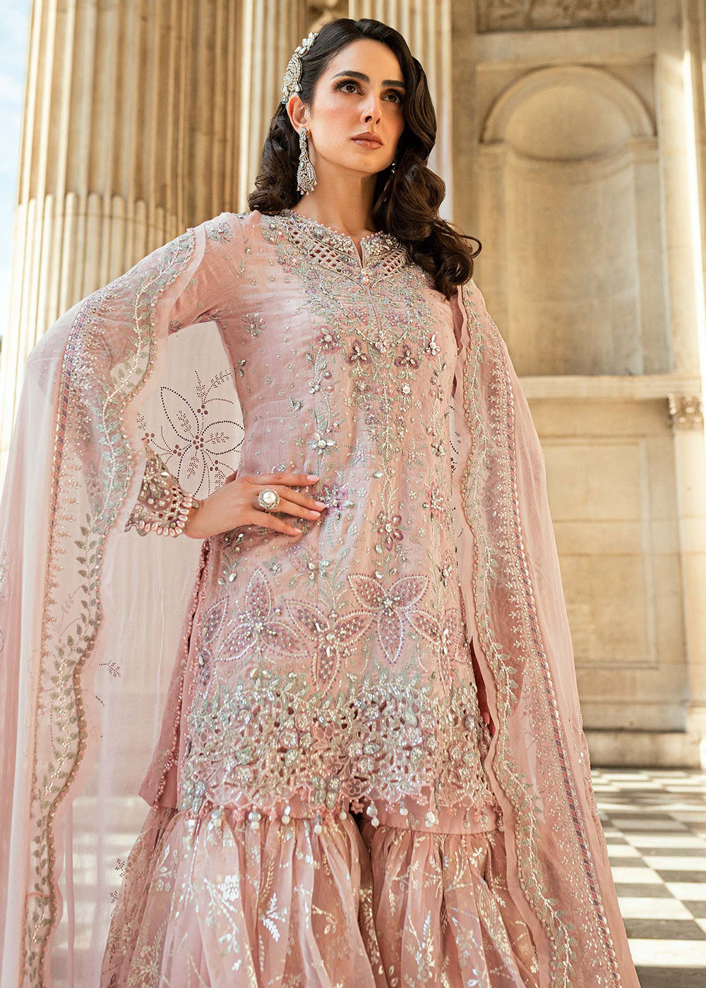 Buy Now Soiree Luxury Formals '25 by Maria B | WF-09-05 Online in US, UK, Canada, Germany, Italy, Austria, France, Denmark, Austria, UAE & Worldwide at Empress.