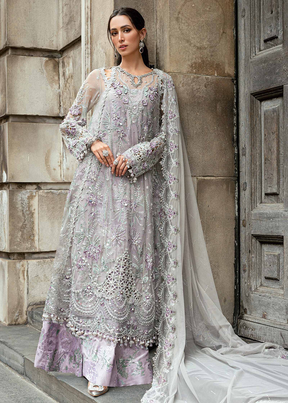 Buy Now Soiree Luxury Formals '25 by Maria B | WF-09-07 Online in US, UK, Canada, Germany, Italy, Austria, France, Denmark, Austria, UAE & Worldwide at Empress.