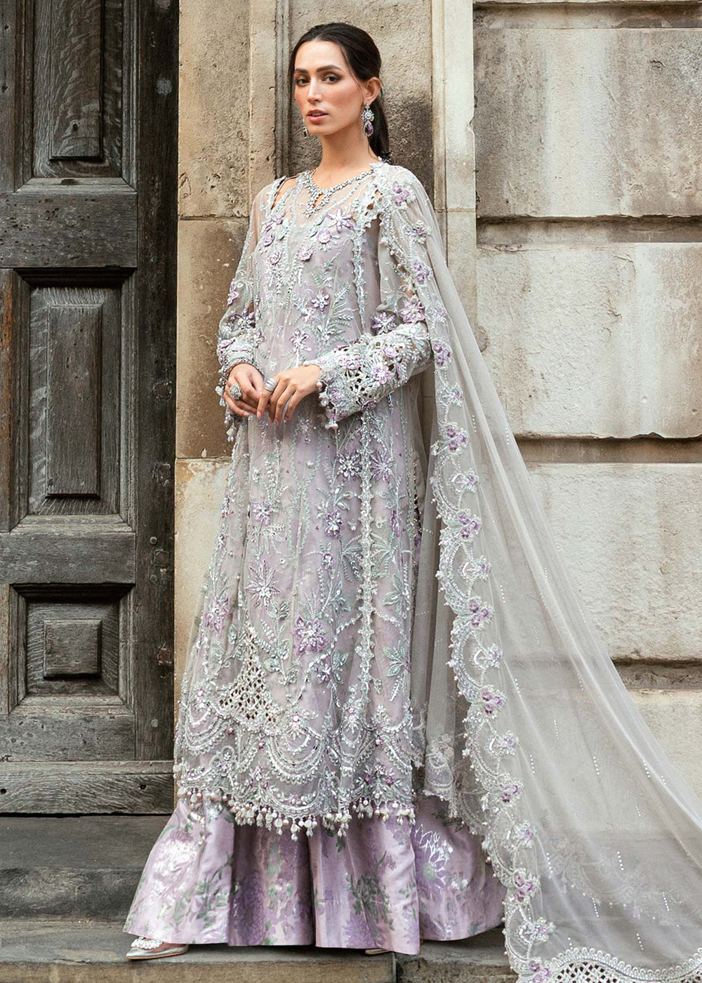 Buy Now Soiree Luxury Formals '25 by Maria B | WF-09-07 Online in US, UK, Canada, Germany, Italy, Austria, France, Denmark, Austria, UAE & Worldwide at Empress.