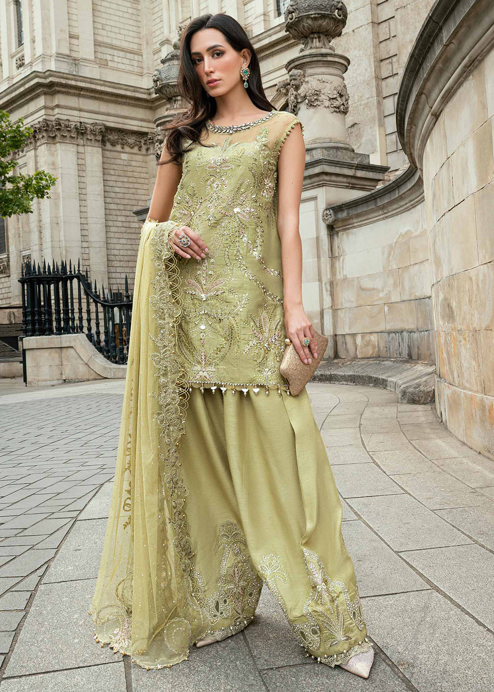 Buy Now Soiree Luxury Formals '25 by Maria B | WF-09-08 Online in US, UK, Canada, Germany, Italy, Austria, France, Denmark, Austria, UAE & Worldwide at Empress.