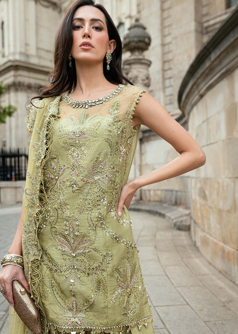 Buy Now Soiree Luxury Formals '25 by Maria B | WF-09-08 Online in US, UK, Canada, Germany, Italy, Austria, France, Denmark, Austria, UAE & Worldwide at Empress.