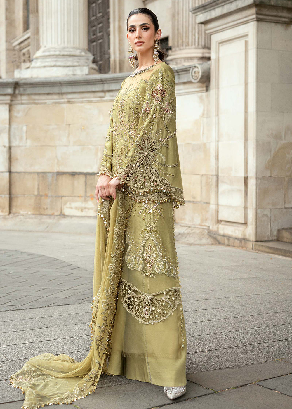 Buy Now Soiree Luxury Formals '25 by Maria B | WF-09-08 Online in US, UK, Canada, Germany, Italy, Austria, France, Denmark, Austria, UAE & Worldwide at Empress.