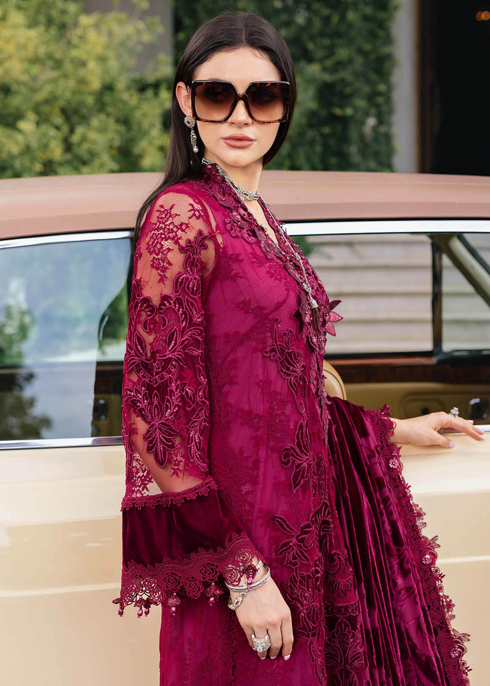 Buy Now Winter Luxe '25 by Maria B | WL-1308 Online in USA, UK, Canada, France, Italy, Germany, Sweden, Greece, Netherlands, Belgium & Worldwide at Empress.