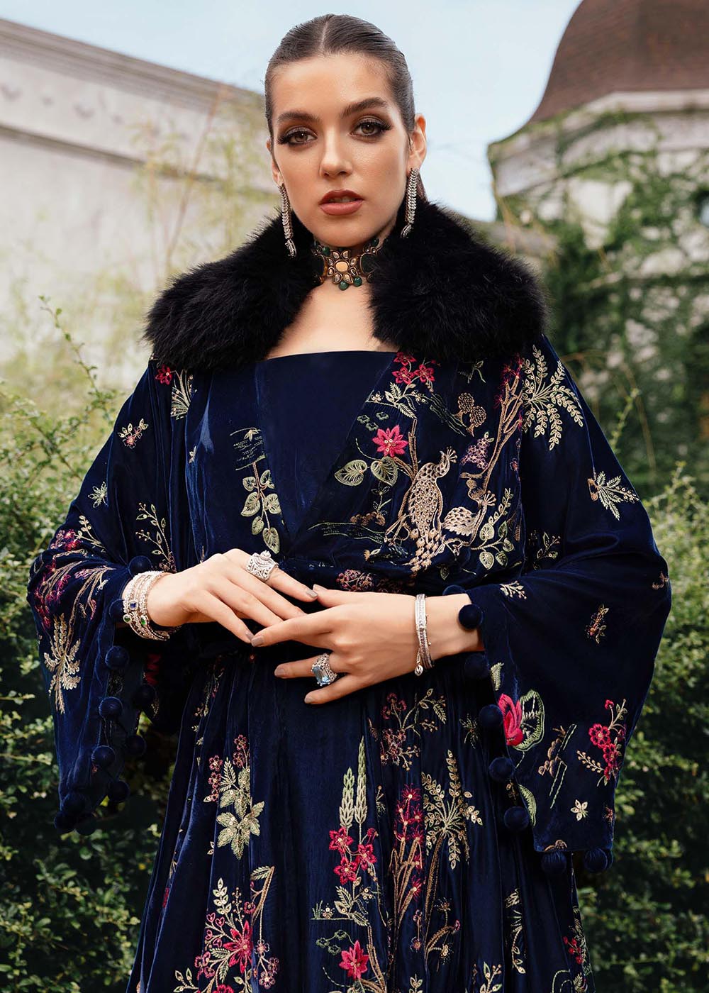 Buy Now Winter Luxe '25 by Maria B | WL-1312 Online in USA, UK, Canada, France, Italy, Germany, Sweden, Greece, Netherlands, Belgium & Worldwide at Empress.