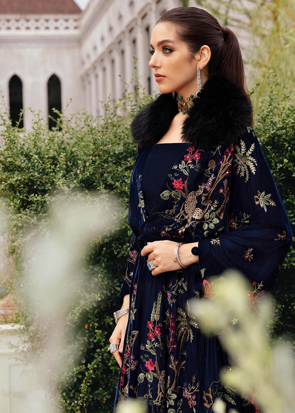 Buy Now Winter Luxe '25 by Maria B | WL-1312 Online in USA, UK, Canada, France, Italy, Germany, Sweden, Greece, Netherlands, Belgium & Worldwide at Empress.