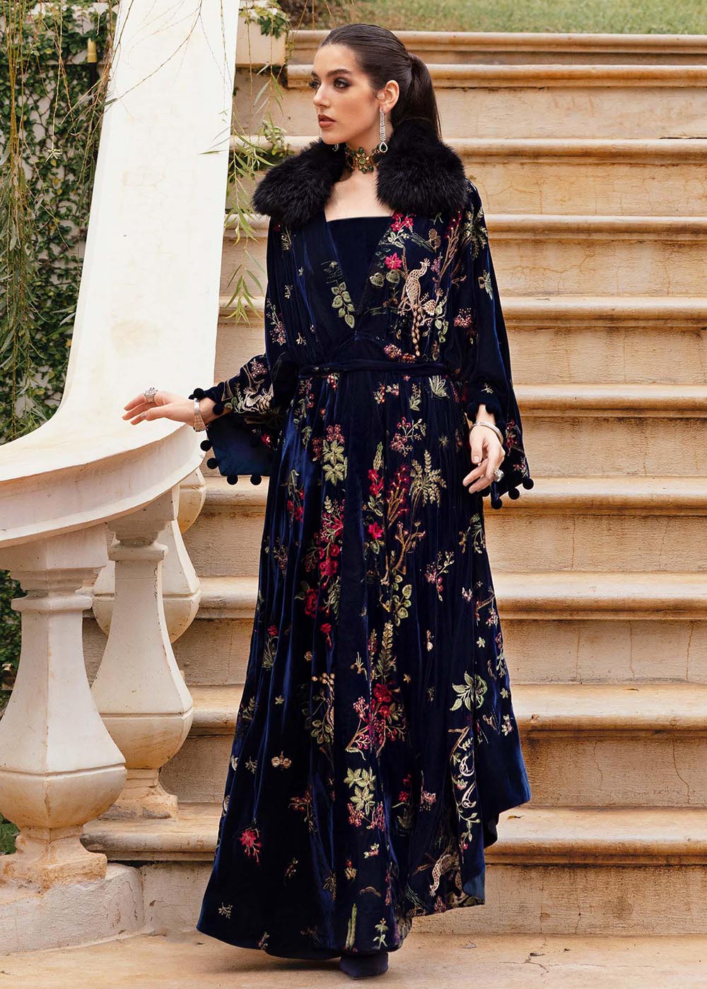 Buy Now Winter Luxe '25 by Maria B | WL-1312 Online in USA, UK, Canada, France, Italy, Germany, Sweden, Greece, Netherlands, Belgium & Worldwide at Empress.