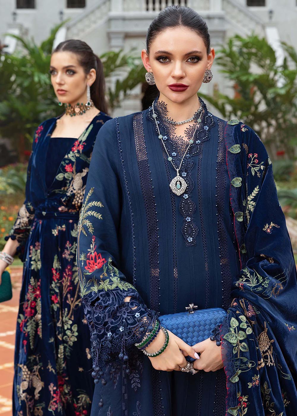 Buy Now Winter Luxe '25 by Maria B | WL-1312 Online in USA, UK, Canada, France, Italy, Germany, Sweden, Greece, Netherlands, Belgium & Worldwide at Empress.