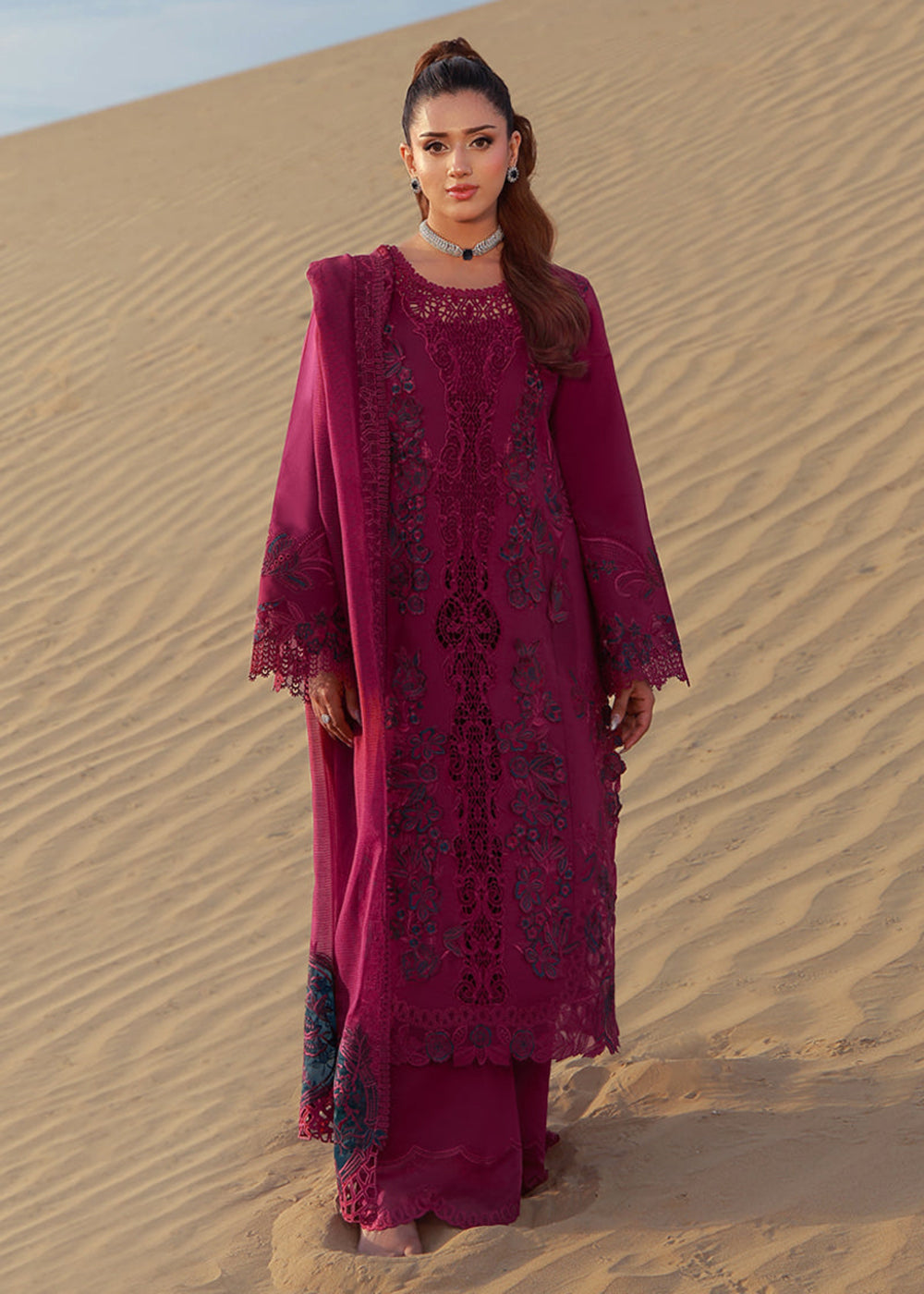 Buy Now Premium Luxury Lawn '26 by Rang Rasiya | SARA Online in US, UK, Canada, France, Italy, Germany, Greece, Sweden, Africa, Qatar & Worldwide at Empress.