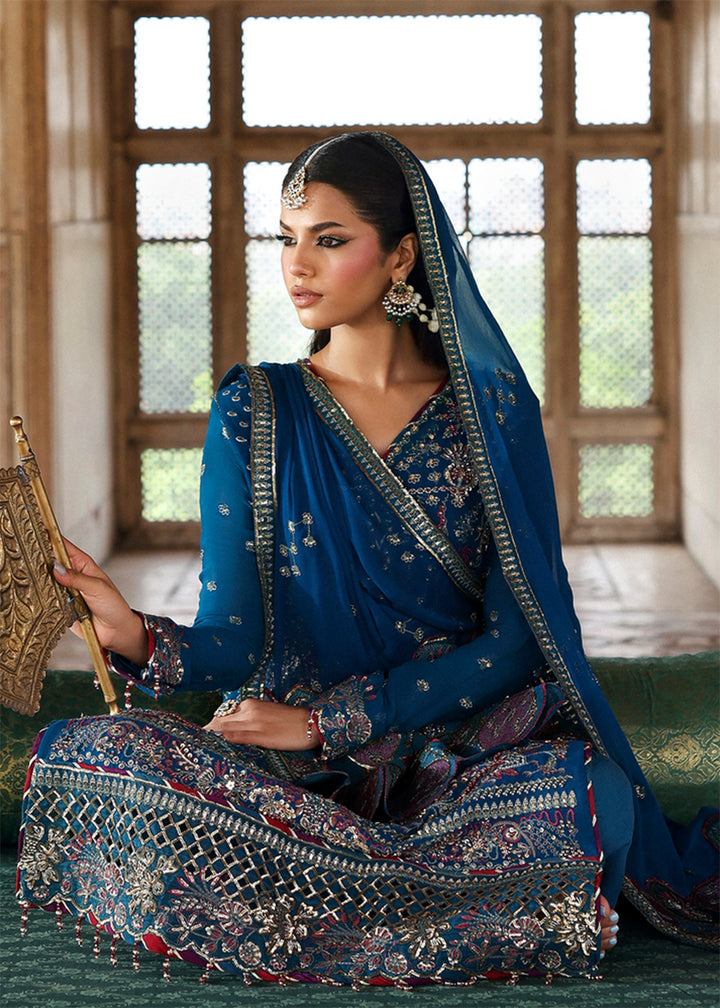 Buy Now Romansiyyah Luxury Formals 25 by Emaan Adeel | ZARQ Online in US, UK, Canada, France, Italy, Germany, Sweden, Greece, Ireland & Worldwide at Empress.