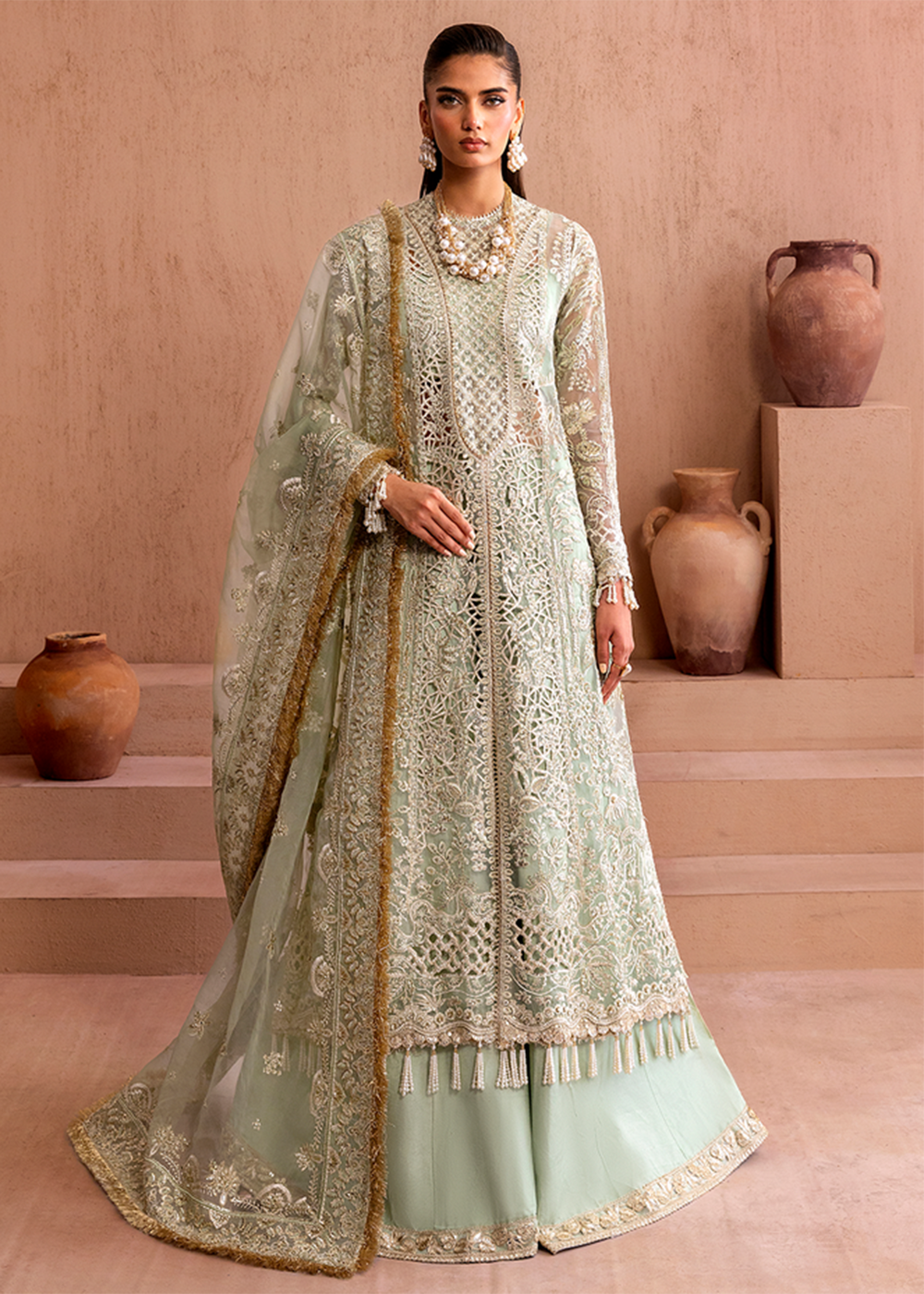 Buy Now Clay & Couture Wedding Formals 25 by Emaan Adeel | ZARVE Online in USA, UK, Canada, France, Italy, Germany, Greece, Africa, UAE & Worldwide at Empress.
