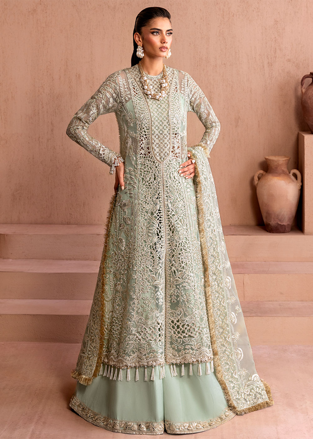 Buy Now Clay & Couture Wedding Formals 25 by Emaan Adeel | ZARVE Online in USA, UK, Canada, France, Italy, Germany, Greece, Africa, UAE & Worldwide at Empress.