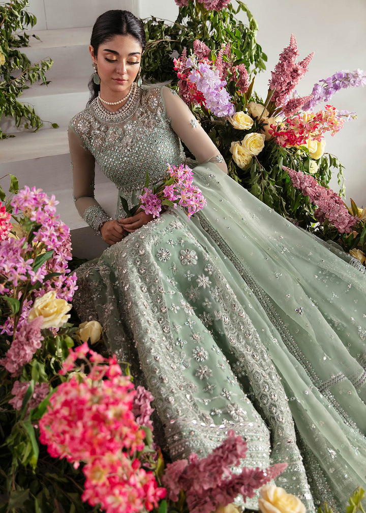Buy Now Gossamer Wedding Autumn Edit '23 by Zaha | LEILYN (ZC23-05) Online in USA, UK, Canada & Worldwide at Empress Clothing. 