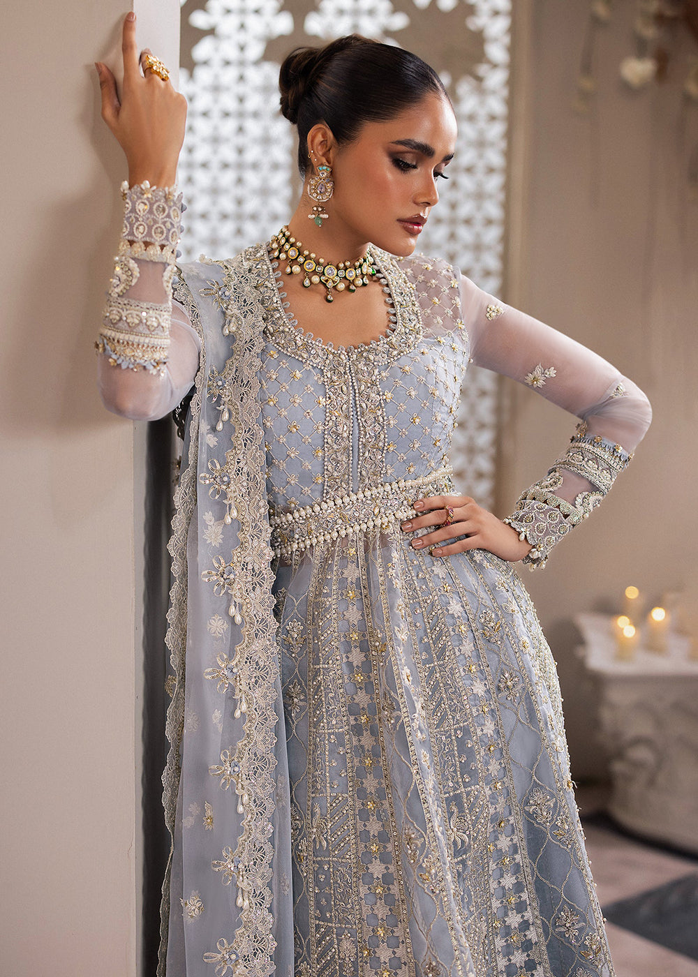 Buy Now Gossamer Wedding Formals '24 by Zaha | SOFINA (ZC24-01) Online at Empress Online in USA, UK, France, UAE, Canada & Worldwide at Empress Clothing. 