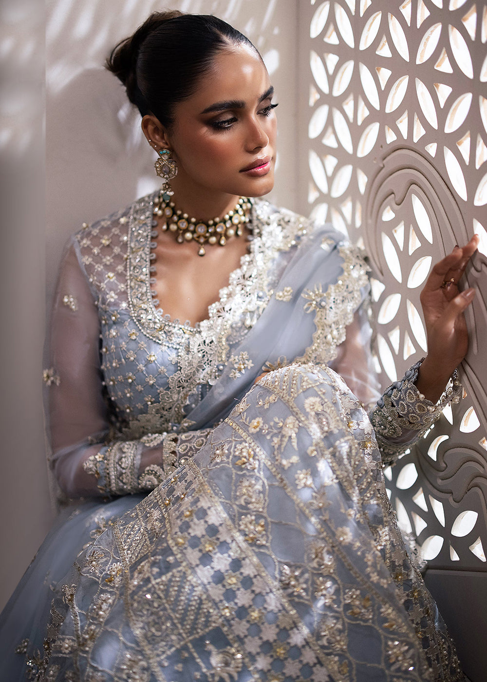 Buy Now Gossamer Wedding Formals '24 by Zaha | SOFINA (ZC24-01) Online at Empress Online in USA, UK, France, UAE, Canada & Worldwide at Empress Clothing. 