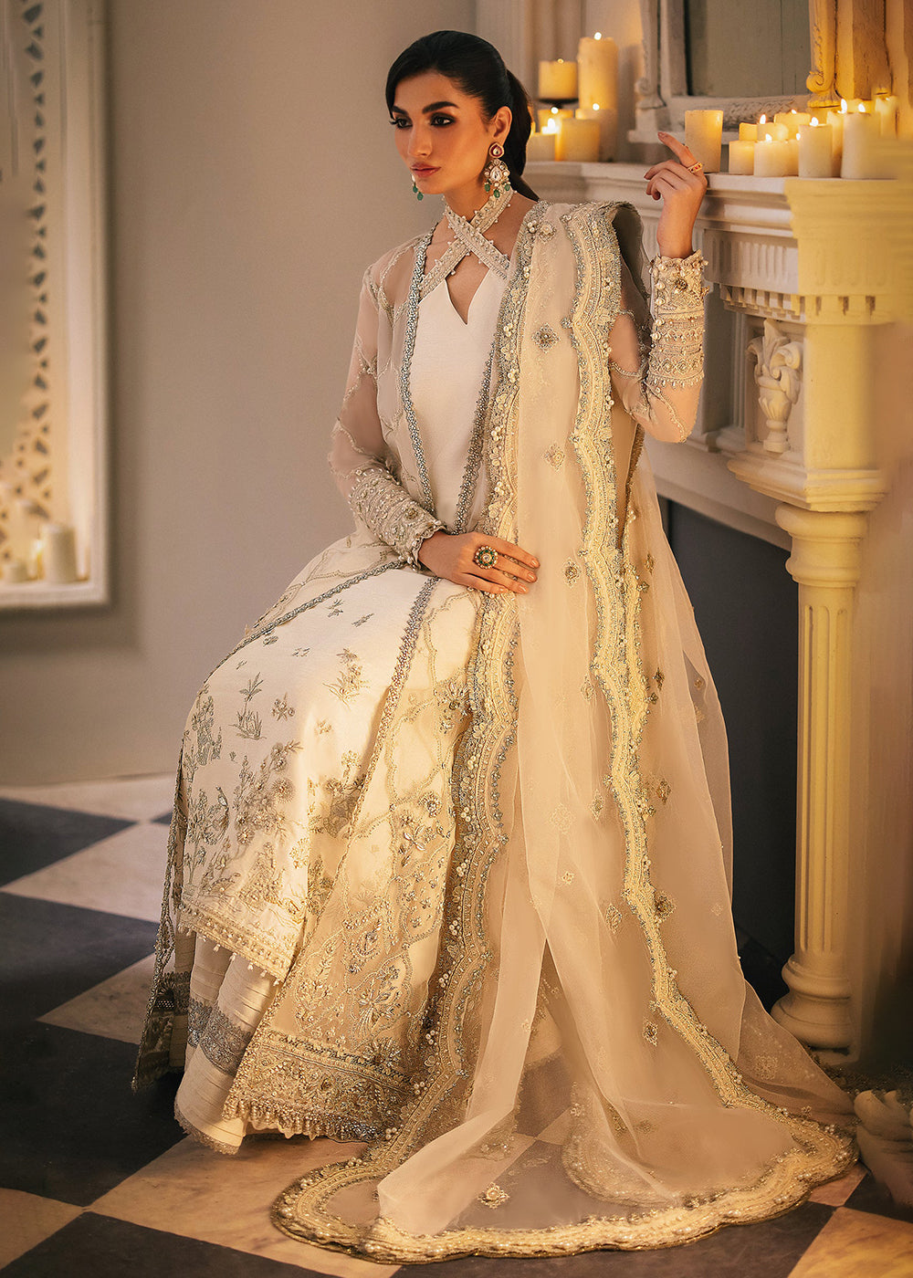 Buy Now Gossamer Wedding Formals '24 by Zaha | LEIYN (ZC24-02) Online at Empress Online in USA, UK, France, UAE, Canada & Worldwide at Empress Clothing.