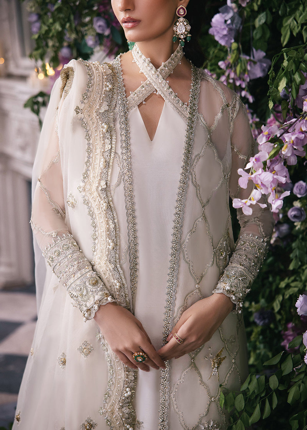 Buy Now Gossamer Wedding Formals '24 by Zaha | LEIYN (ZC24-02) Online at Empress Online in USA, UK, France, UAE, Canada & Worldwide at Empress Clothing.