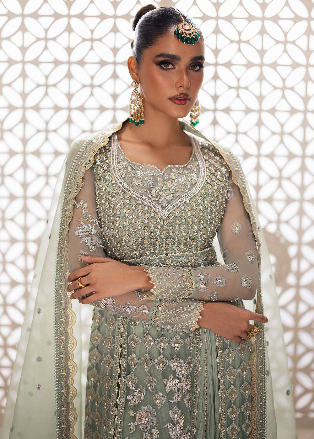 Buy Now Gossamer Wedding Formals '24 by Zaha | SERAPHINA (ZC24-03) Online at Empress Online in USA, UK, France, UAE, Canada & Worldwide at Empress Clothing. 