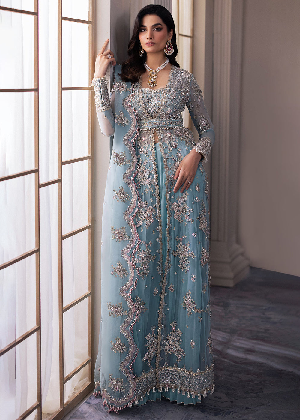 Buy Now Gossamer Wedding Formals '24 by Zaha | KIANA (ZC24-04) Online at Empress Online in USA, UK, France, UAE, Canada & Worldwide at Empress Clothing.