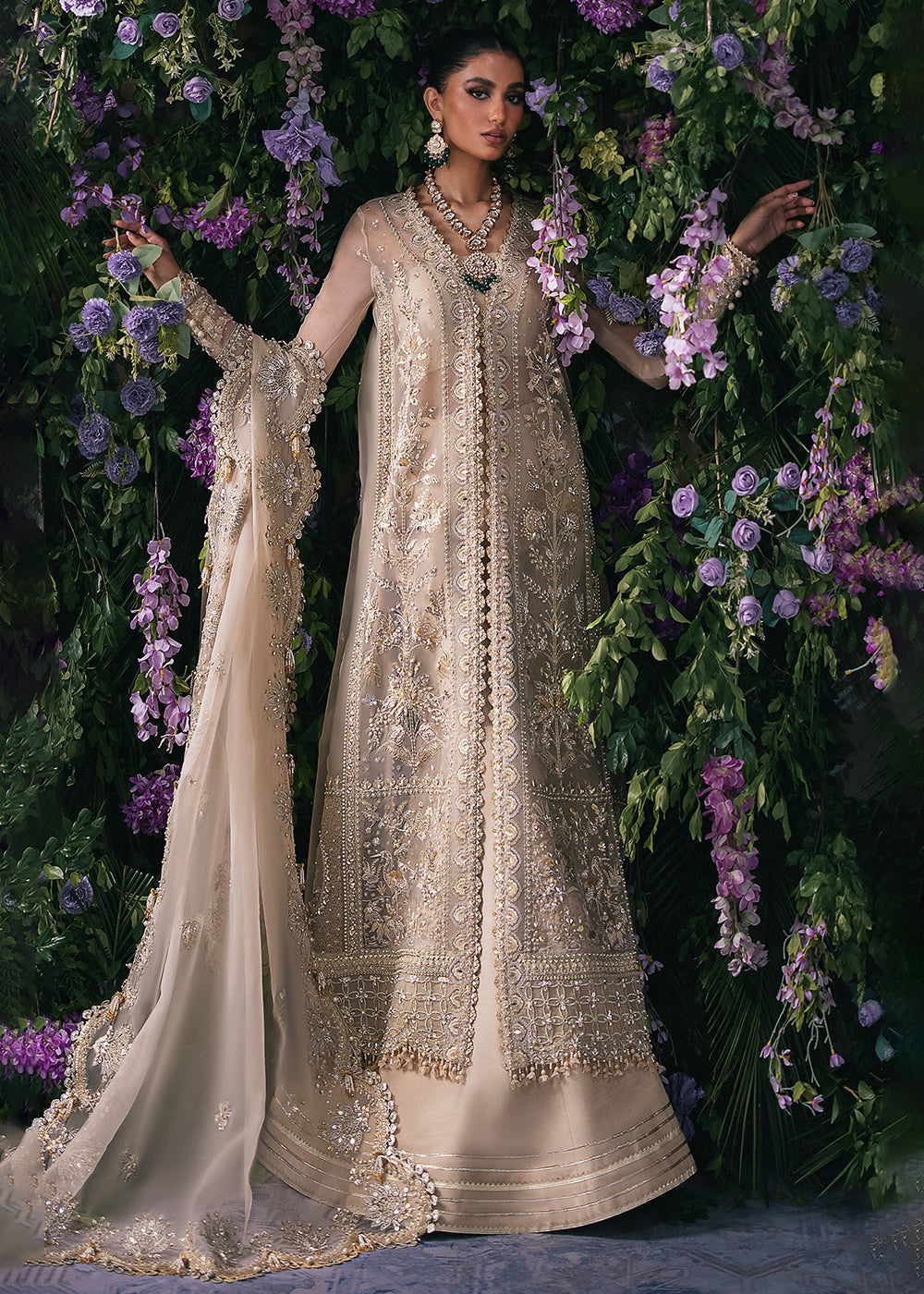 Buy Now Gossamer Wedding Formals '24 by Zaha | TALIA (ZC24-06) Online at Empress Online in USA, UK, France, UAE, Canada & Worldwide at Empress Clothing. 