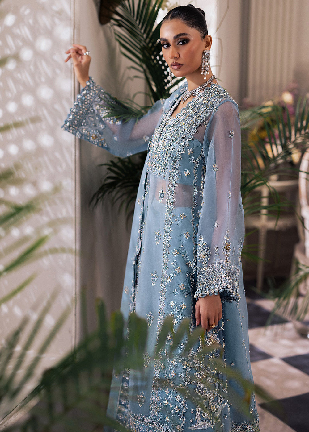 Buy Now Gossamer Wedding Formals '24 by Zaha | AZURA (ZC24-07) Online at Empress Online in USA, UK, France, UAE, Canada & Worldwide at Empress Clothing.