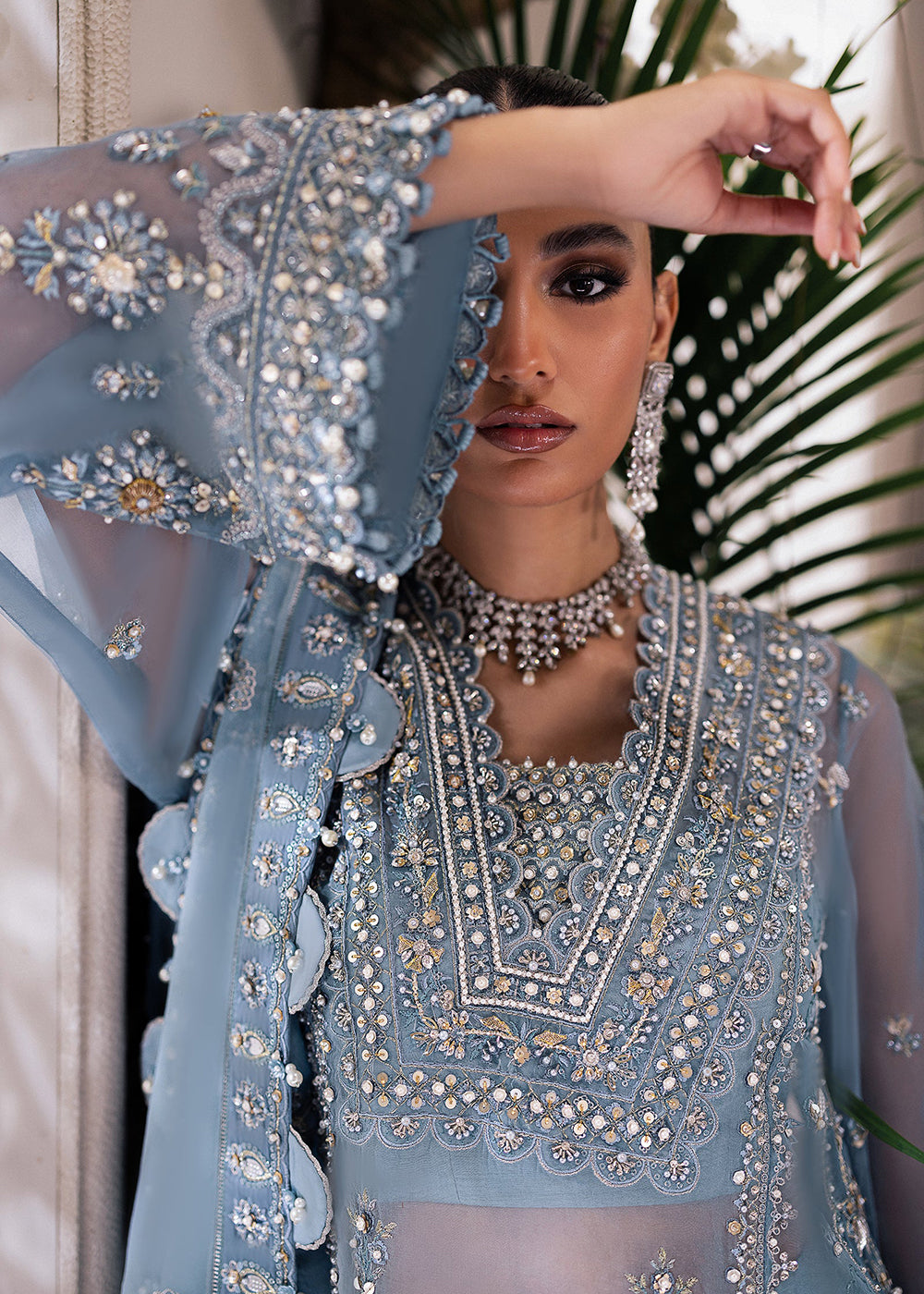 Buy Now Gossamer Wedding Formals '24 by Zaha | AZURA (ZC24-07) Online at Empress Online in USA, UK, France, UAE, Canada & Worldwide at Empress Clothing.