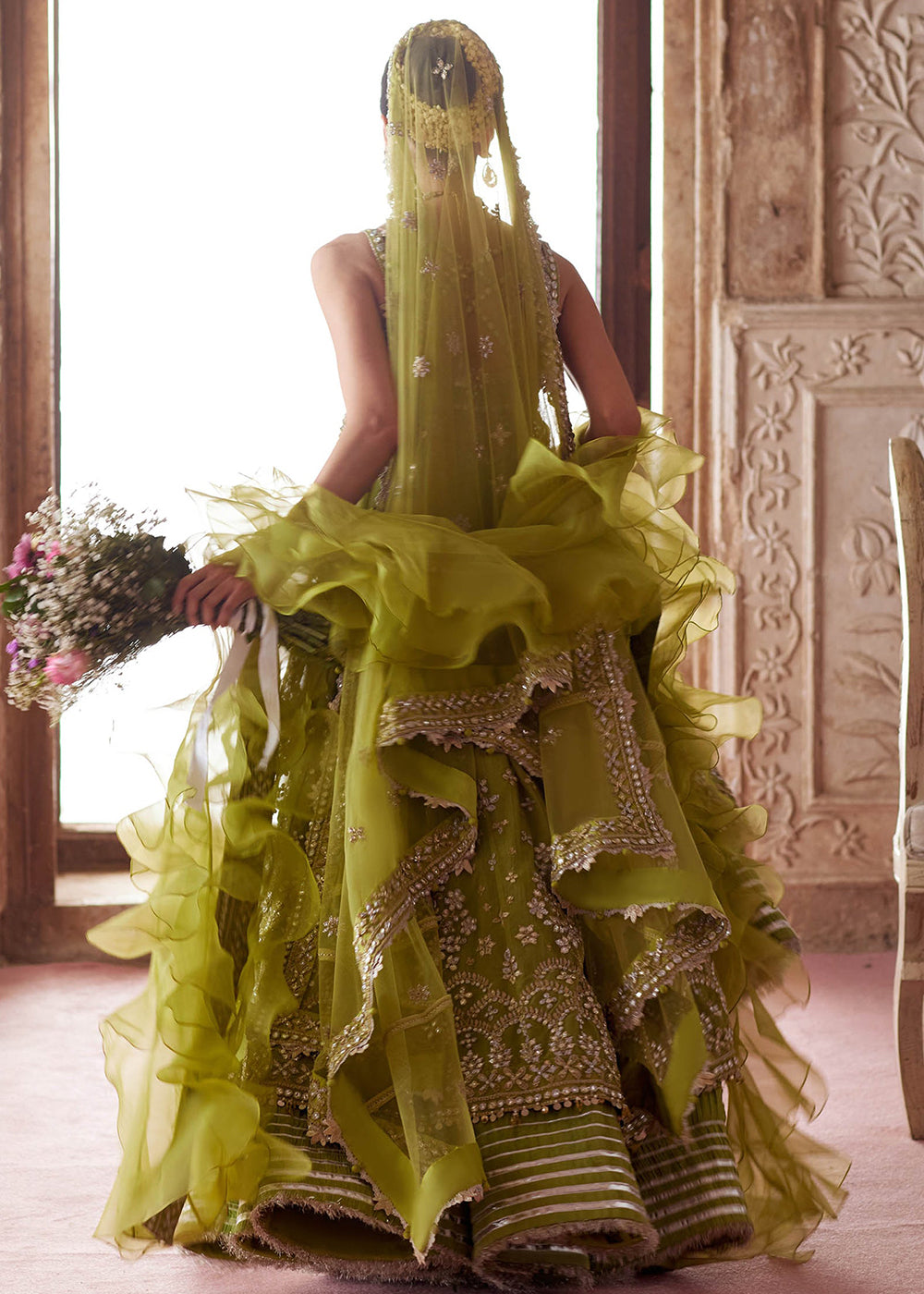 Buy Now Gossamer Wedding Formals '25 by Zaha | NOORE SITARA (ZC25-01) Online in US, UK, Canada, France, Italy, Germany, Sweden, Greece & Worldwide at Empress.