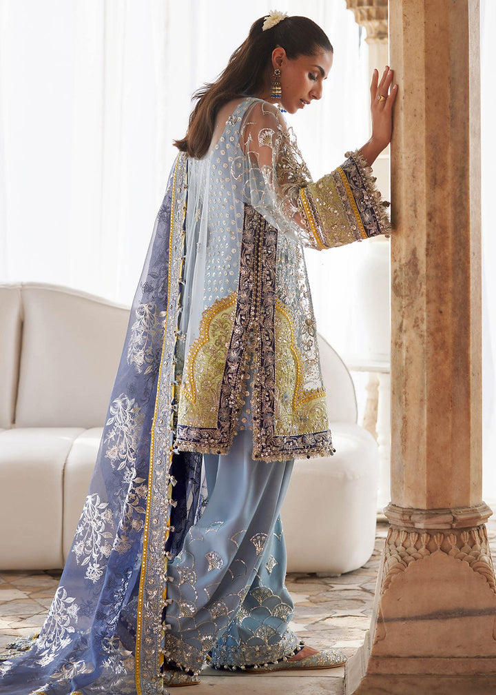 Buy Now Gossamer Wedding Formals 25 by Zaha | NILOFAR-E-SHAAM (ZC25-04) Online in US, UK, Canada, Italy, Germany, Sweden, Greece, UAE & Worldwide at Empress.