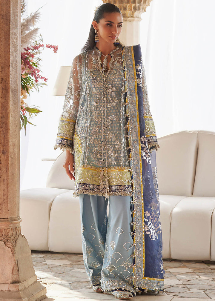 Buy Now Gossamer Wedding Formals 25 by Zaha | NILOFAR-E-SHAAM (ZC25-04) Online in US, UK, Canada, Italy, Germany, Sweden, Greece, UAE & Worldwide at Empress.