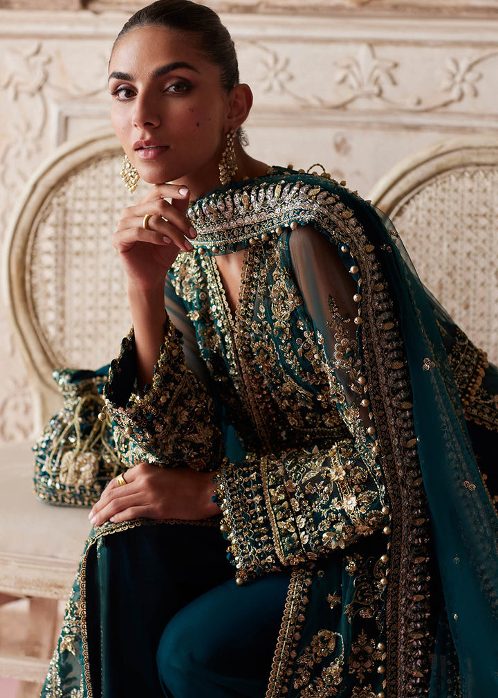 Buy Now Gossamer Wedding Formals 25 by Zaha | AYLIN-E-JADE (ZC25-05) Online in US, UK, Canada, Italy, Germany, Sweden, Greece, UAE & Worldwide at Empress.