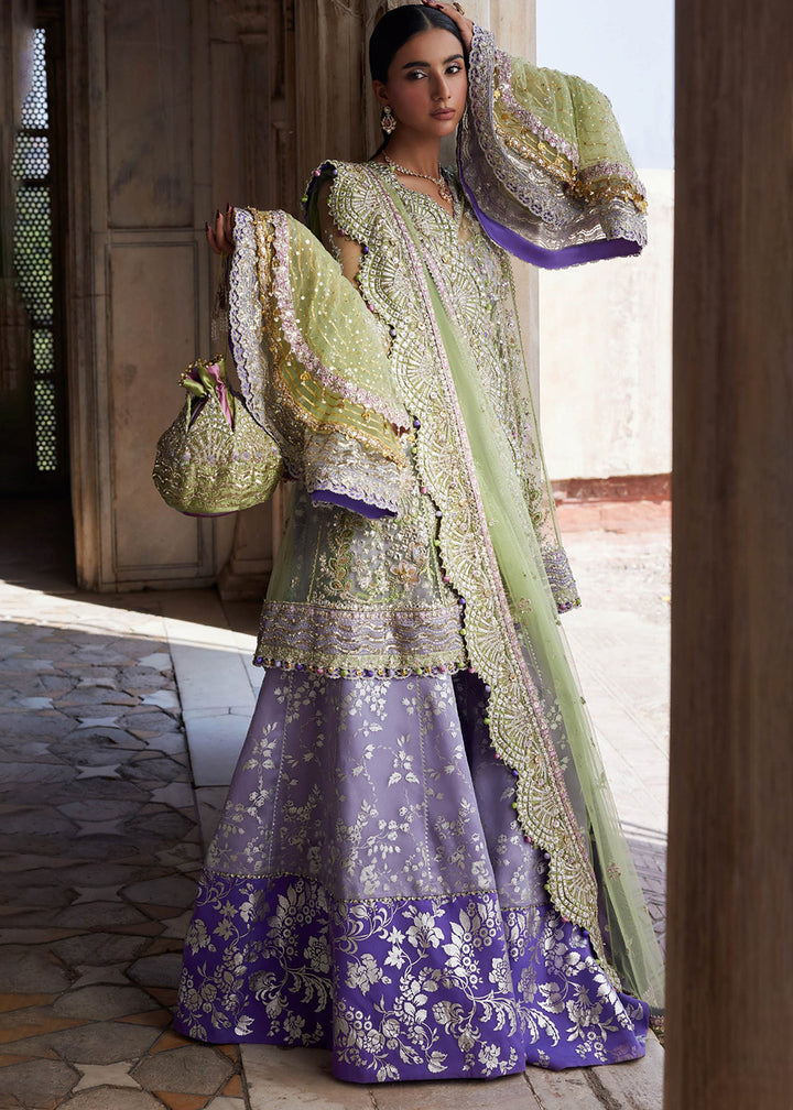 Buy Now Gossamer Wedding Formals 25 by Zaha | MEHRÉ-LILAC (ZC25-07) Online in US, UK, Canada, Italy, Germany, Sweden, Greece, UAE, France & Worldwide at Empress.