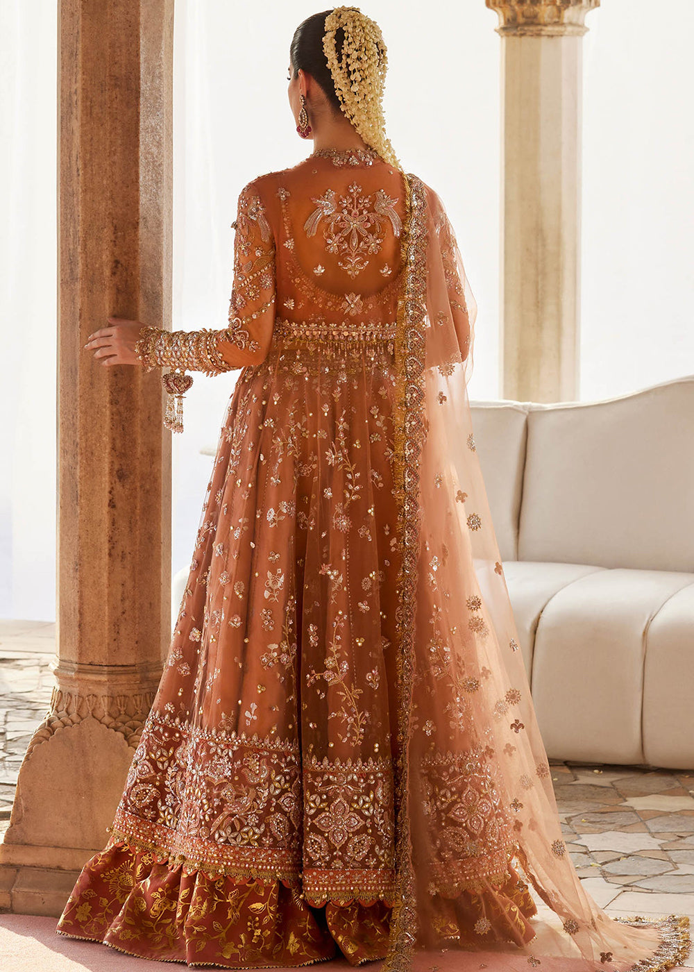 Buy Now Gossamer Wedding Formals 25 by Zaha | GUL-E-MAHNOOR (ZC25-08) Online in US, UK, Canada, Italy, Germany, Sweden, Greece, France & Worldwide at Empress.