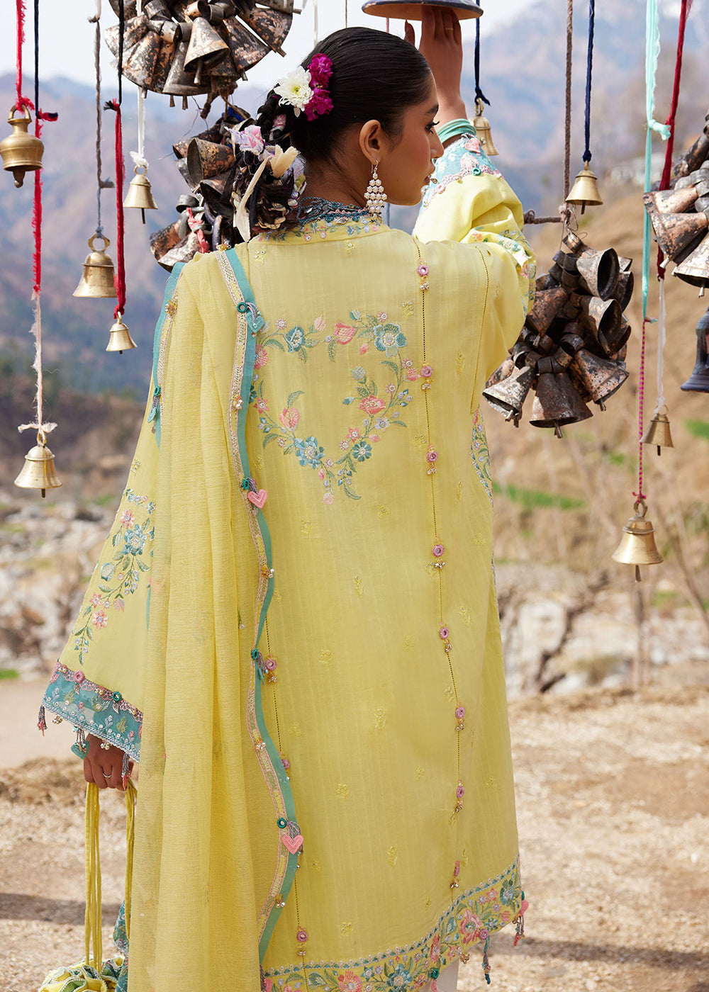 Buy Now Meiti Festive Lawn '26 by Zaha | RUÌMĚI 瑞美 (ZL26-01 A) Online in US, UK, Canada, France, Greece, Germany, Ireland, Sweden, UAE & Worldwide at Empress.