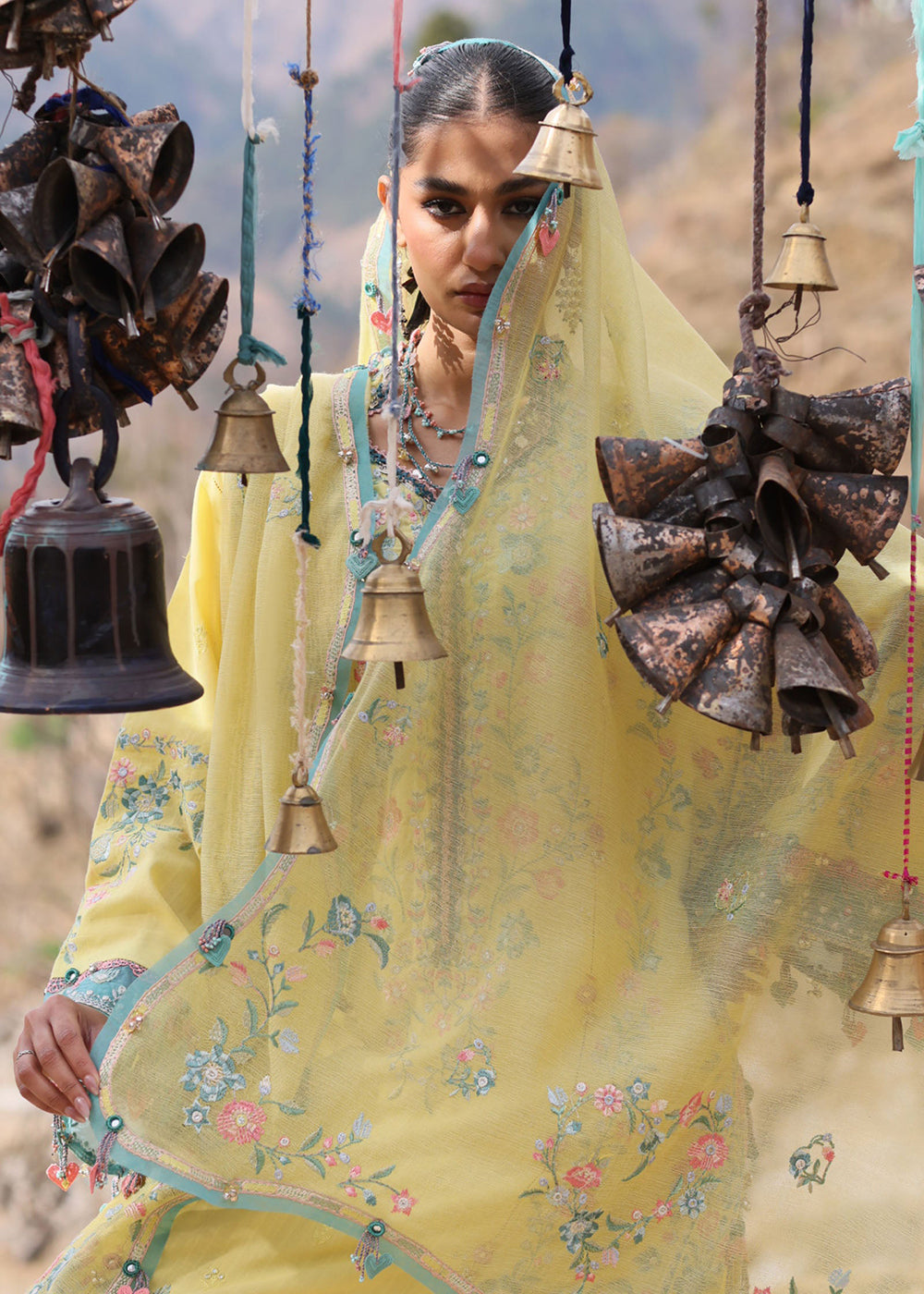 Buy Now Meiti Festive Lawn '26 by Zaha | RUÌMĚI 瑞美 (ZL26-01 A) Online in US, UK, Canada, France, Greece, Germany, Ireland, Sweden, UAE & Worldwide at Empress.