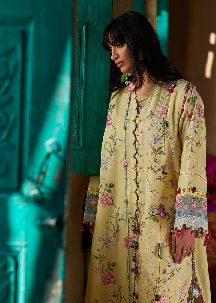 Buy Now Meiti Festive Lawn '26 by Zaha | HUĀ YÙN 花韵 (ZL26-03 B) Online in US, UK, Canada, France, Greece, Germany, Ireland, Sweden, UAE & Worldwide at Empress.