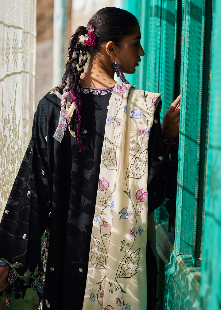 Buy Now Meiti Festive Lawn '26 by Zaha | MÍ SÈ 蜜色 (ZL26-07 B) Online in US, UK, Canada, France, Greece, Germany, Ireland, Sweden, UAE & Worldwide at Empress.
