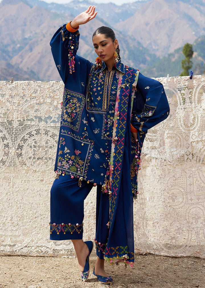 Buy Now Meiti Festive Lawn '26 by Zaha | CǍI FĒNG 彩风 (ZL26-08 A) Online in US, UK, Canada, France, Greece, Germany, Ireland, Sweden, UAE & Worldwide at Empress.