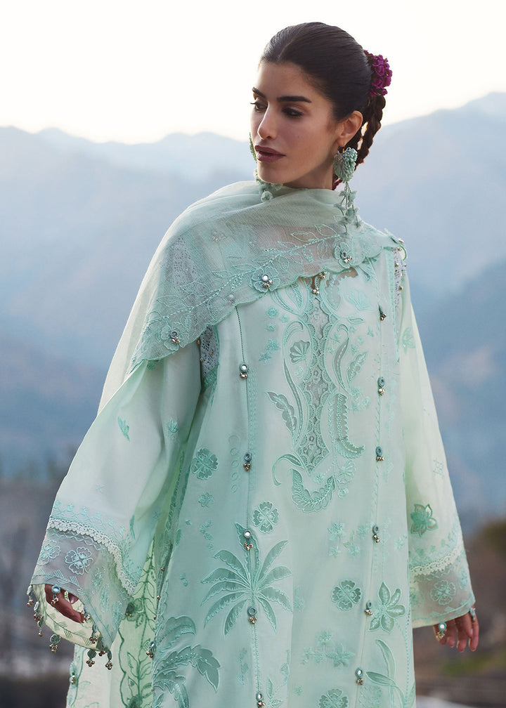 Buy Now Meiti Festive Lawn '26 by Zaha | FĚN YÙN 粉韵 (ZL26-09 A) Online in USA, UK, Canada, France, Greece, Germany, Ireland, Sweden, UAE & Worldwide at Empress.