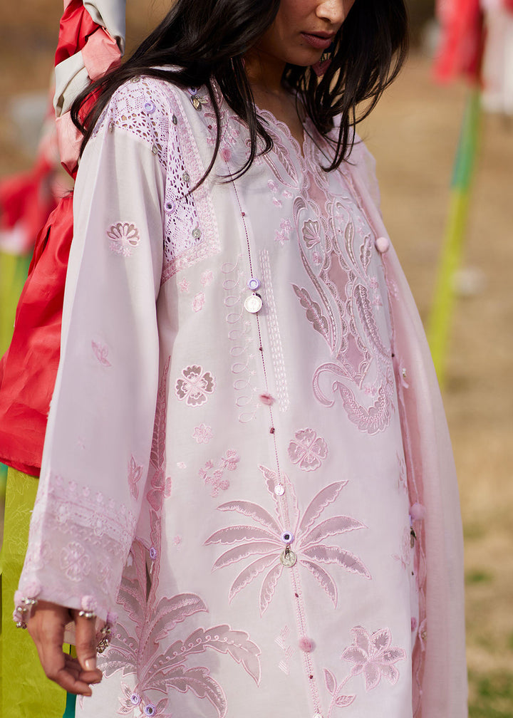 Buy Now Meiti Festive Lawn '26 by Zaha | FĚN YÙN 粉韵 (ZL26-09 B) Online in USA, UK, Canada, France, Greece, Germany, Ireland, Sweden, UAE & Worldwide at Empress.