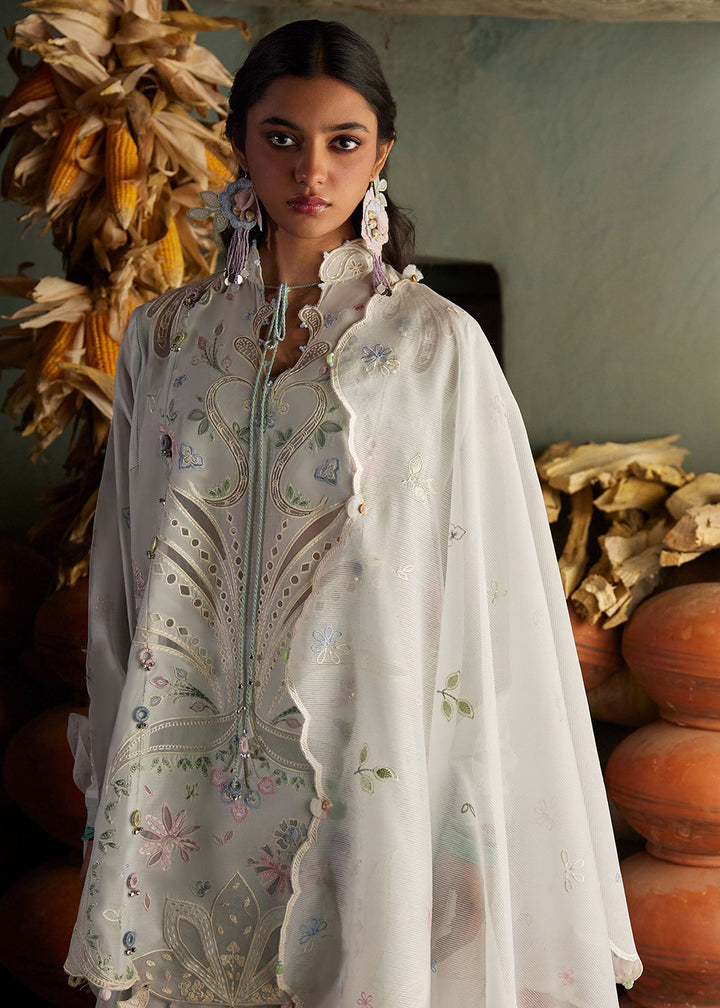 Buy Now Meiti Festive Lawn '26 by Zaha | SHUǏMĚI 水湄 (ZL26-10 A) Online in USA, UK, Canada, France, Greece, Germany, Ireland, Sweden, UAE & Worldwide at Empress.