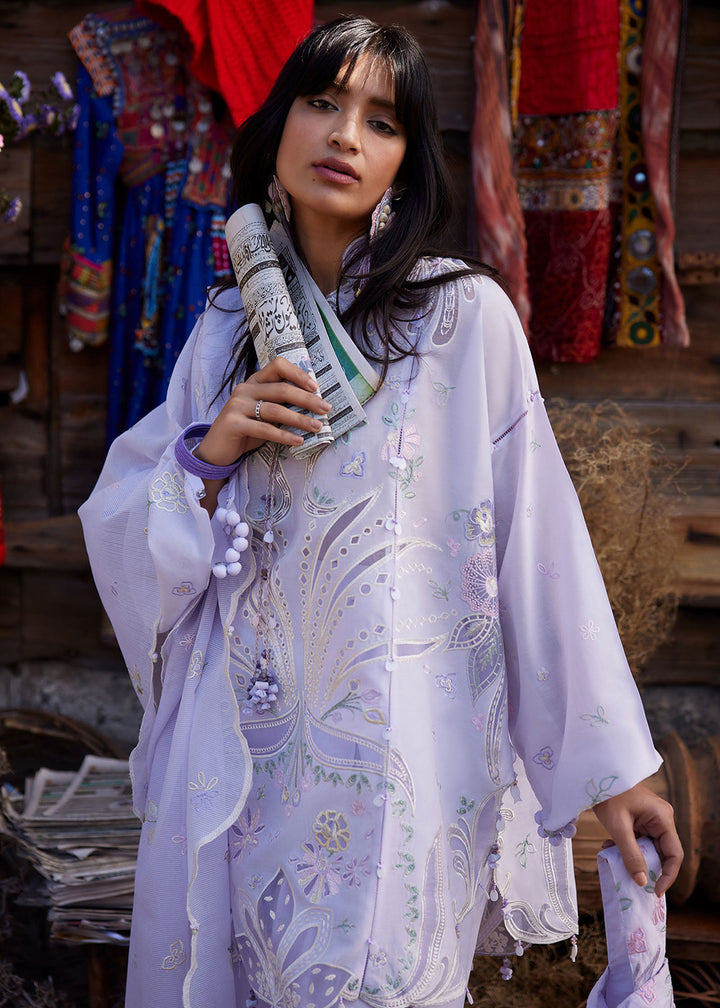 Buy Now Meiti Festive Lawn '26 by Zaha | SHUǏMĚI 水湄 (ZL26-10 B) Online in USA, UK, Canada, France, Greece, Germany, Ireland, Sweden, UAE & Worldwide at Empress.