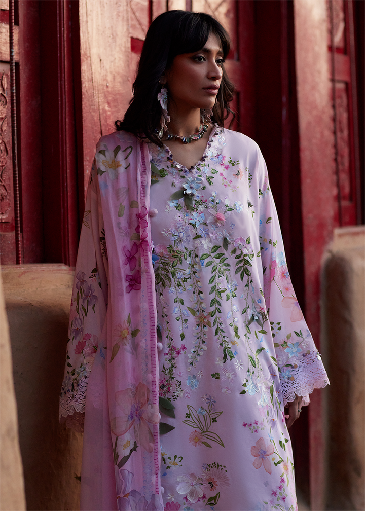 Buy Now Meiti Festive Lawn '26 by Zaha | JIĀ (佳) (ZL26-12 A) Online in USA, UK, Canada, France, Greece, Germany, Ireland, Sweden, UAE & Worldwide at Empress.