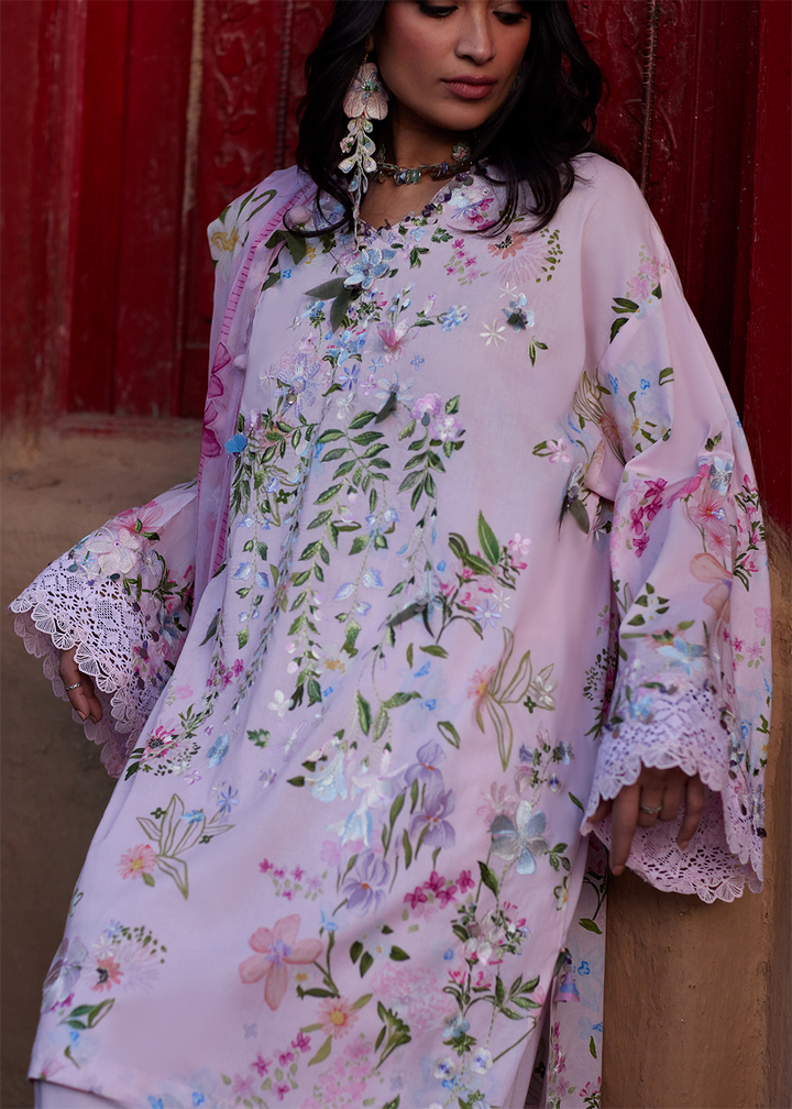 Buy Now Meiti Festive Lawn '26 by Zaha | JIĀ (佳) (ZL26-12 A) Online in USA, UK, Canada, France, Greece, Germany, Ireland, Sweden, UAE & Worldwide at Empress.