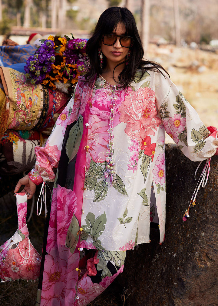 Buy Now Meiti Festive Lawn '26 by Zaha | YÀN HUĀ 艳花 (ZL26-13 B) Online in USA, UK, Canada, France, Greece, Germany, Ireland, Sweden, UAE & Worldwide at Empress.