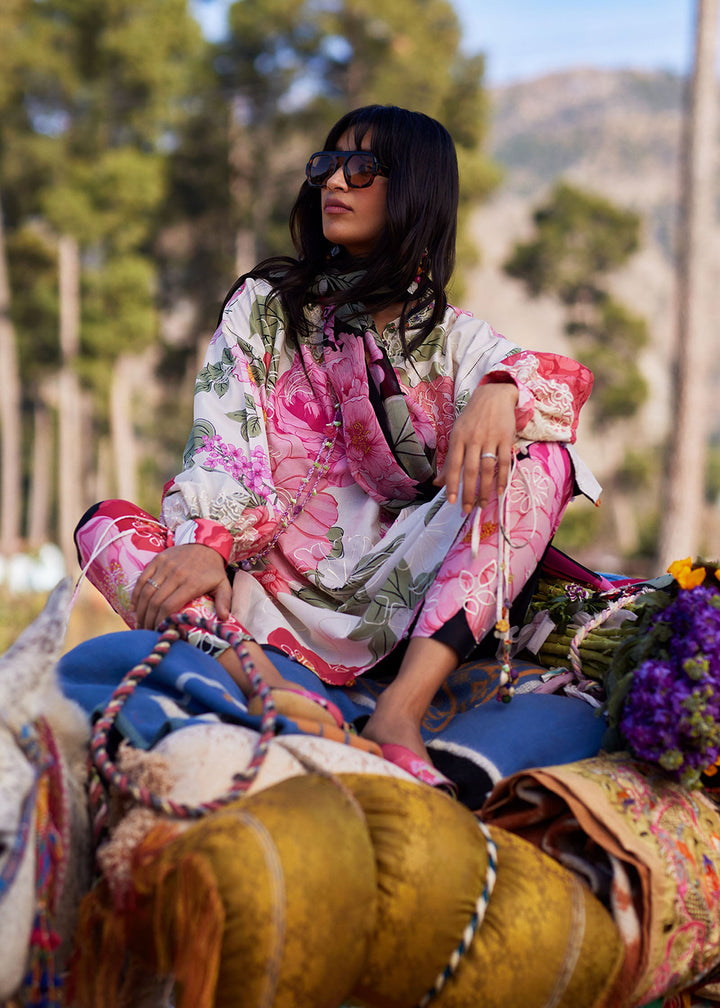 Buy Now Meiti Festive Lawn '26 by Zaha | YÀN HUĀ 艳花 (ZL26-13 B) Online in USA, UK, Canada, France, Greece, Germany, Ireland, Sweden, UAE & Worldwide at Empress.