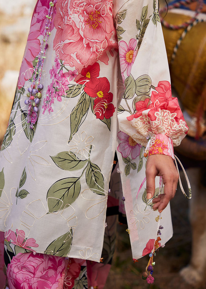 Buy Now Meiti Festive Lawn '26 by Zaha | YÀN HUĀ 艳花 (ZL26-13 B) Online in USA, UK, Canada, France, Greece, Germany, Ireland, Sweden, UAE & Worldwide at Empress.