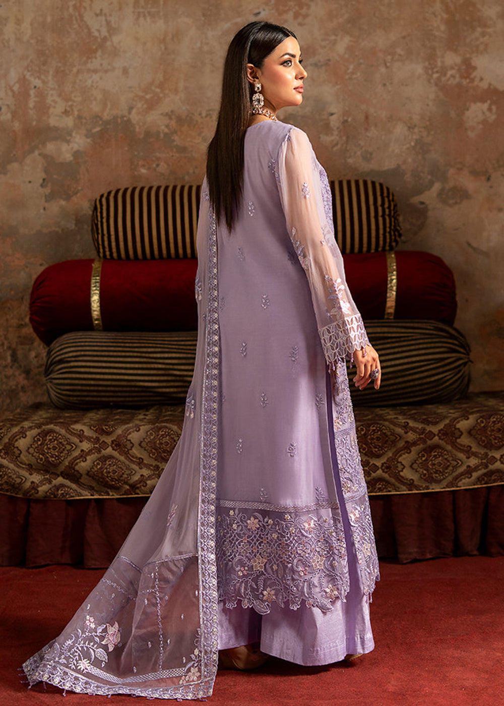 Buy Now Zarqon Luxury Formals '25 by Zebtan | ZQ-01 Online in USA, UK, Canada, France, Greece, Germany, Ireland, Italy, UAE & Worldwide at Empress Clothing.